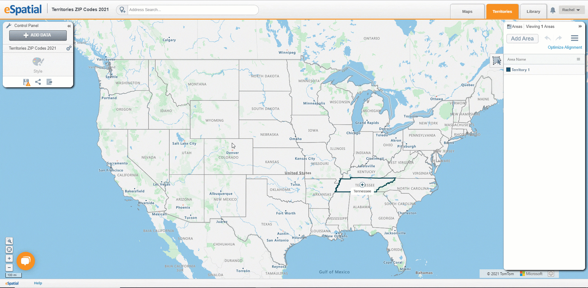 Create Optimized Territories Manually - 2. Add Balance Data