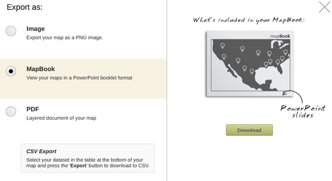 Mapbook export