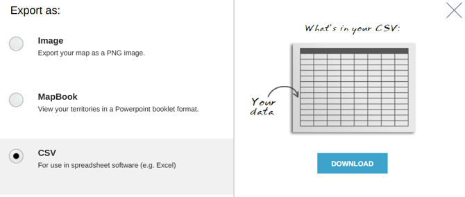export control panel options