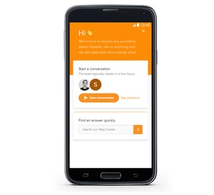 In-app help and chat